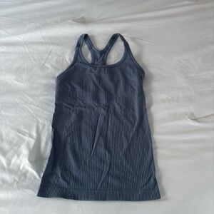 lululemon athletica Navy Ribbed Tank Top